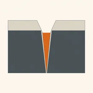 Two blocks with the gap between them filled in.